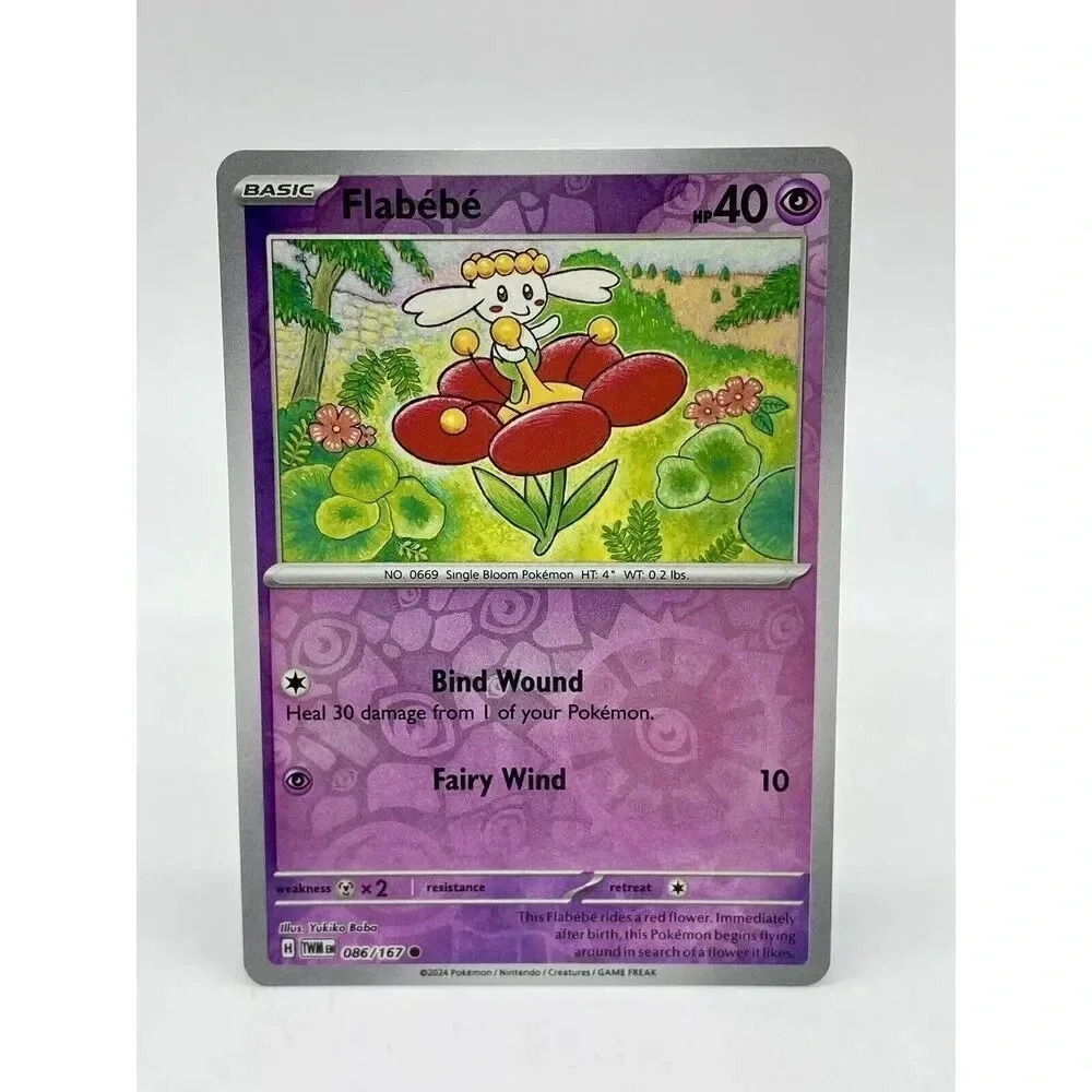 Flabebe 086/167 Reverse Holo SV06: Twilight Masquerade Pokemon TCG Mint Unplayed